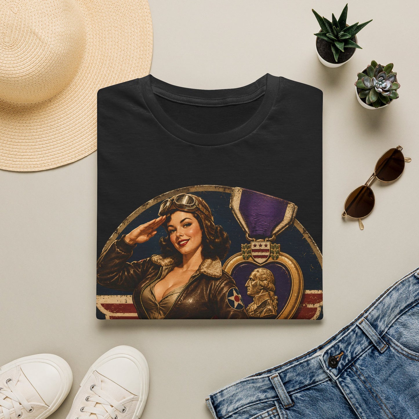 Purple Heart Peggy T-Shirt