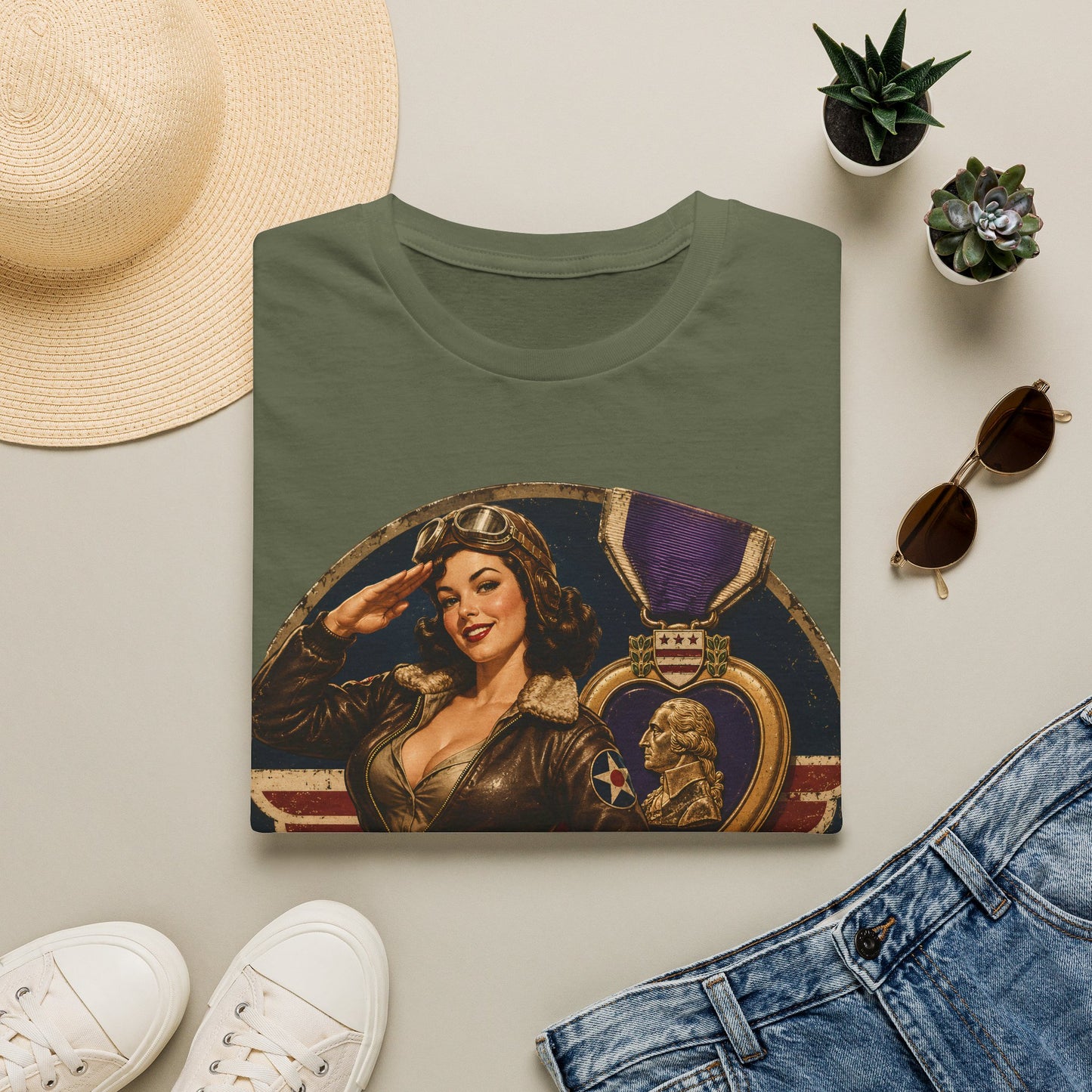 Purple Heart Peggy T-Shirt