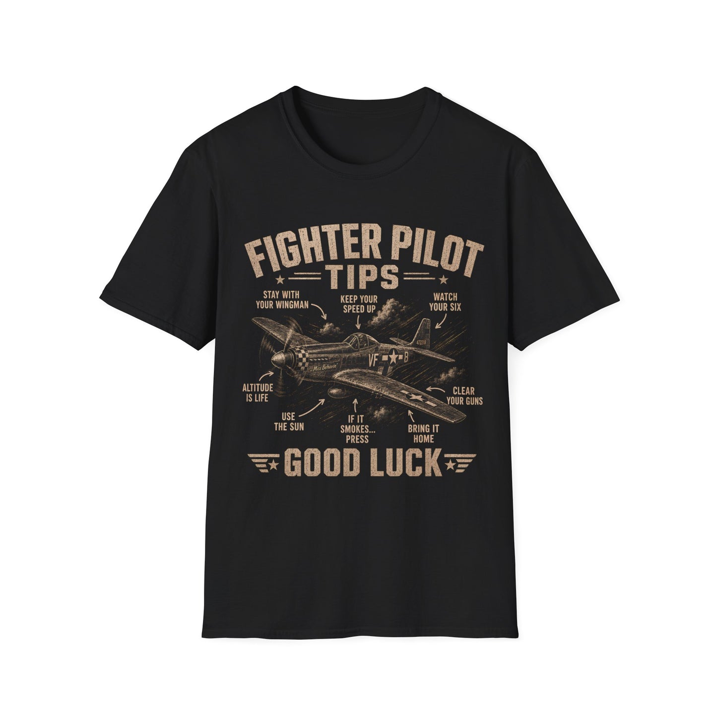 Fighter Pilot Tips T-Shirt