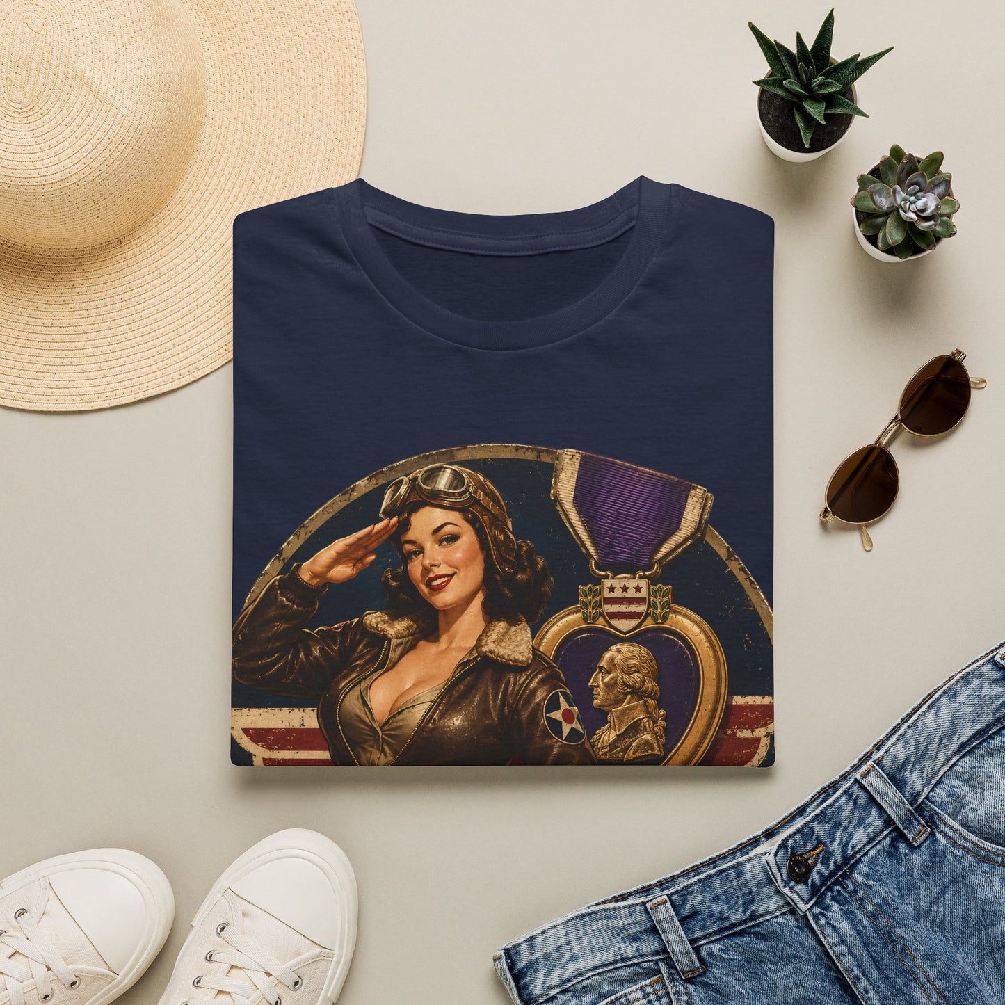 Purple Heart Peggy T-Shirt
