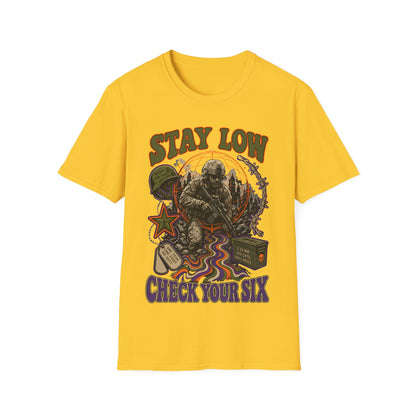 Stay Low - Check Your Six T-Shirt