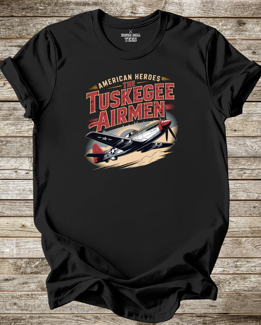American Heroes The Tuskegee Airmen Graphic T-Shirt