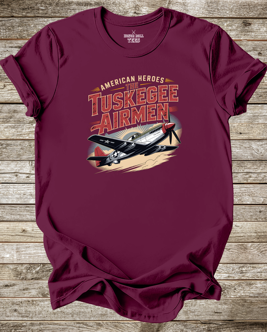 American Heroes The Tuskegee Airmen Graphic T-Shirt