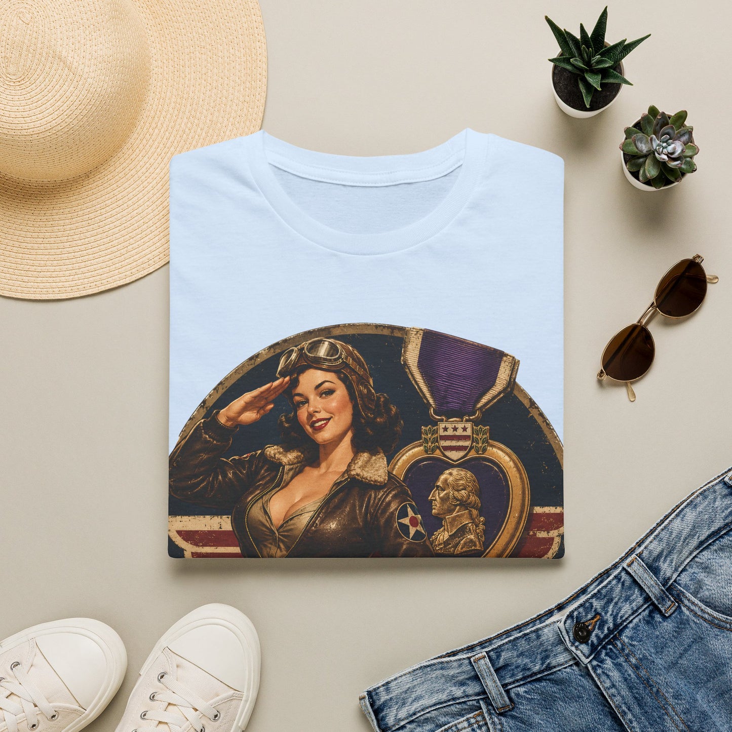 Purple Heart Peggy T-Shirt