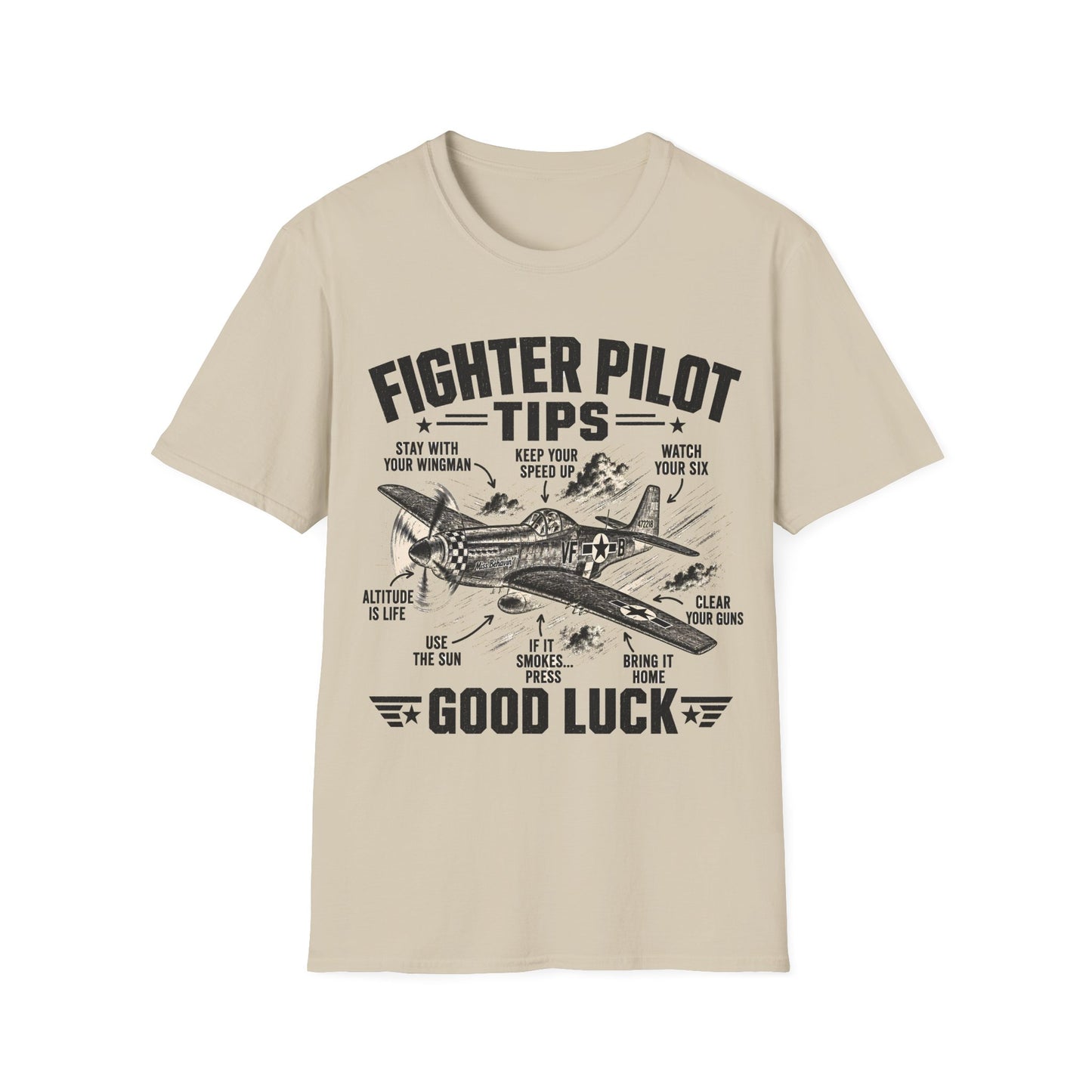 Fighter Pilot Tips T-Shirt