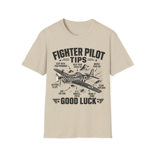 Fighter Pilot Tips T-Shirt