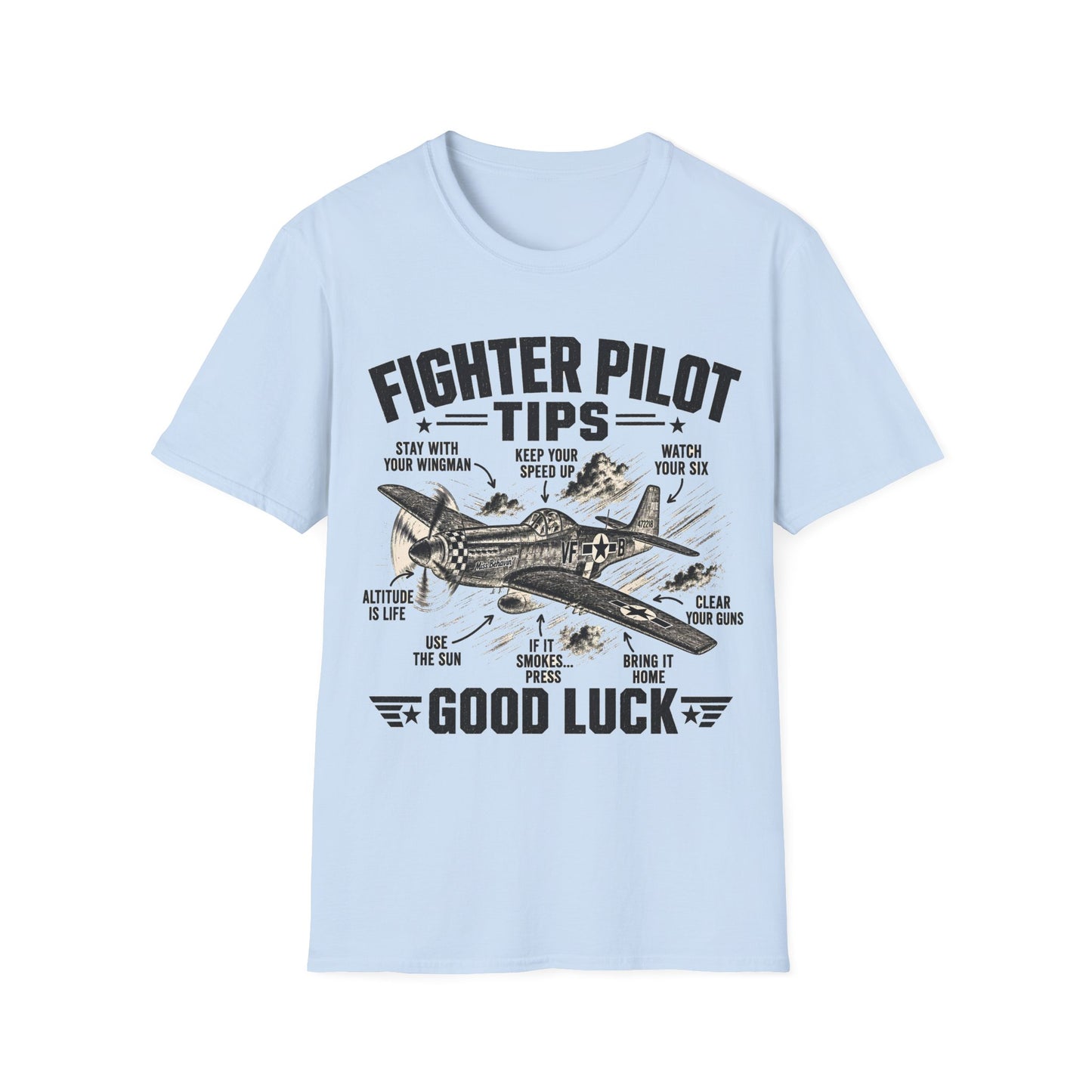 Fighter Pilot Tips T-Shirt