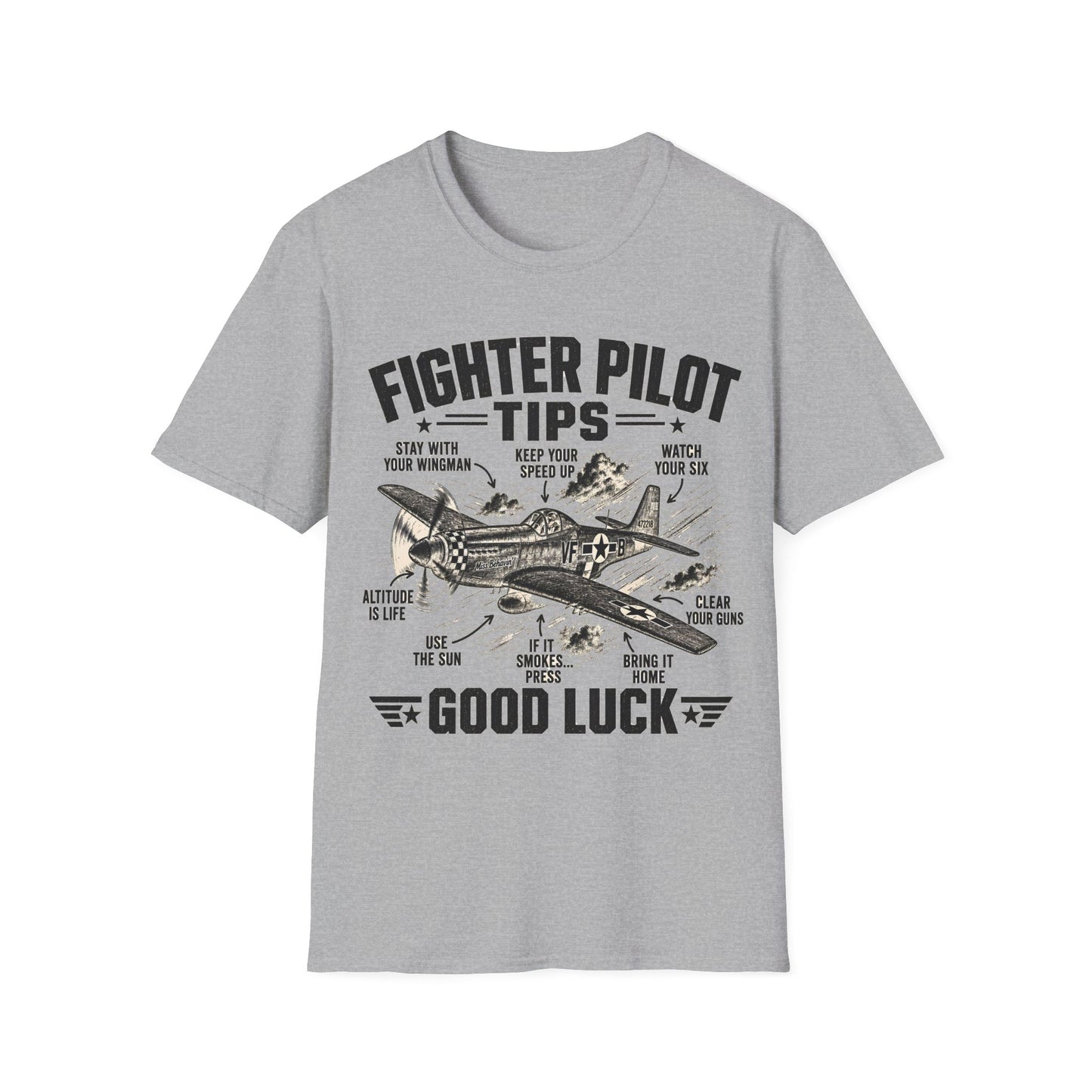 Fighter Pilot Tips T-Shirt