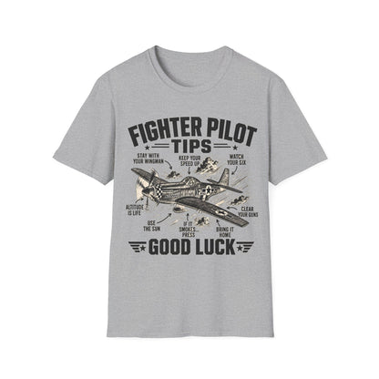 Fighter Pilot Tips T-Shirt