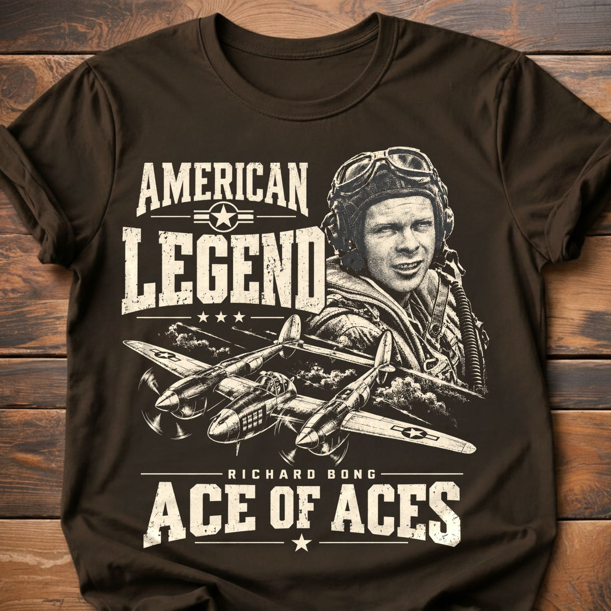 Ace of Aces T-Shirt - Dark Chocolate