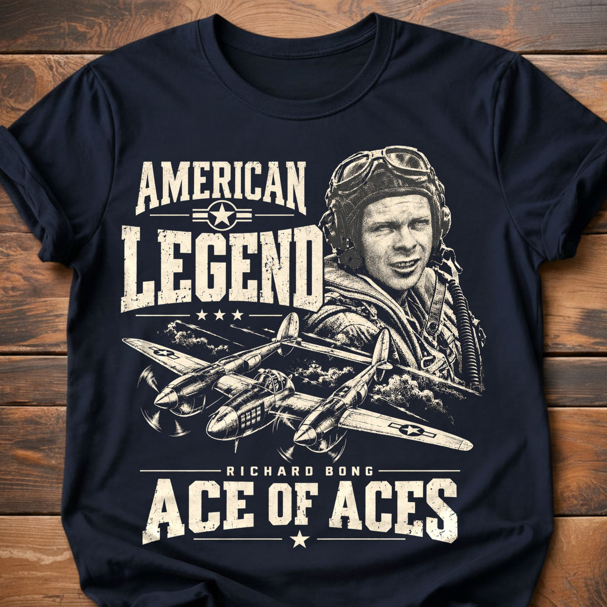 Ace of Aces T-Shirt - Navy