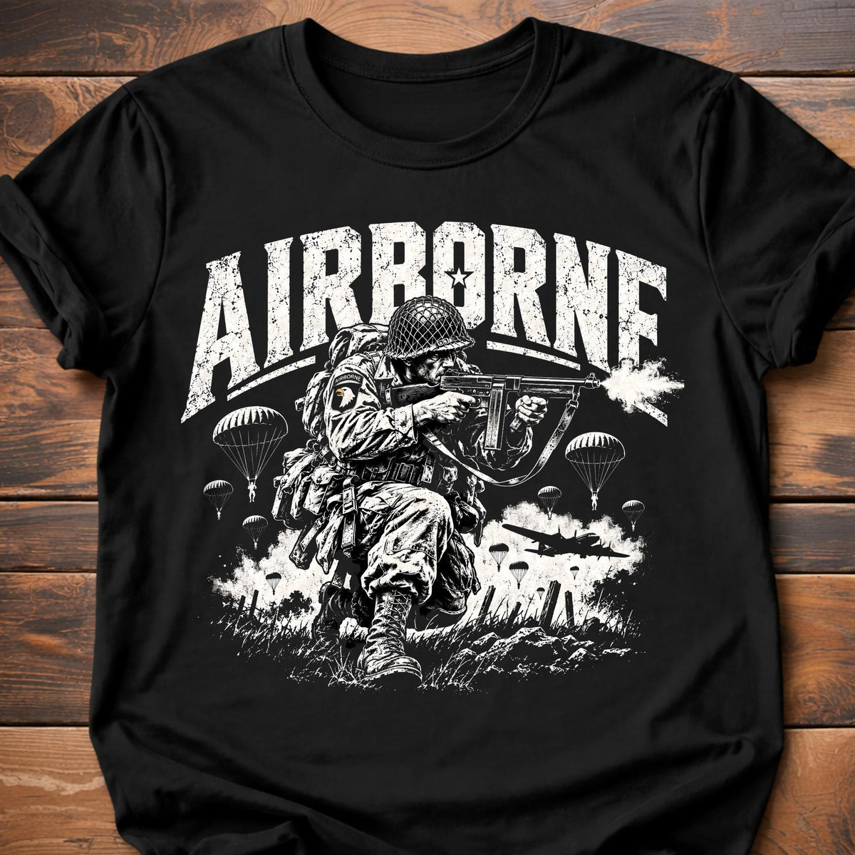 Airborne graphic t-shirt - Black