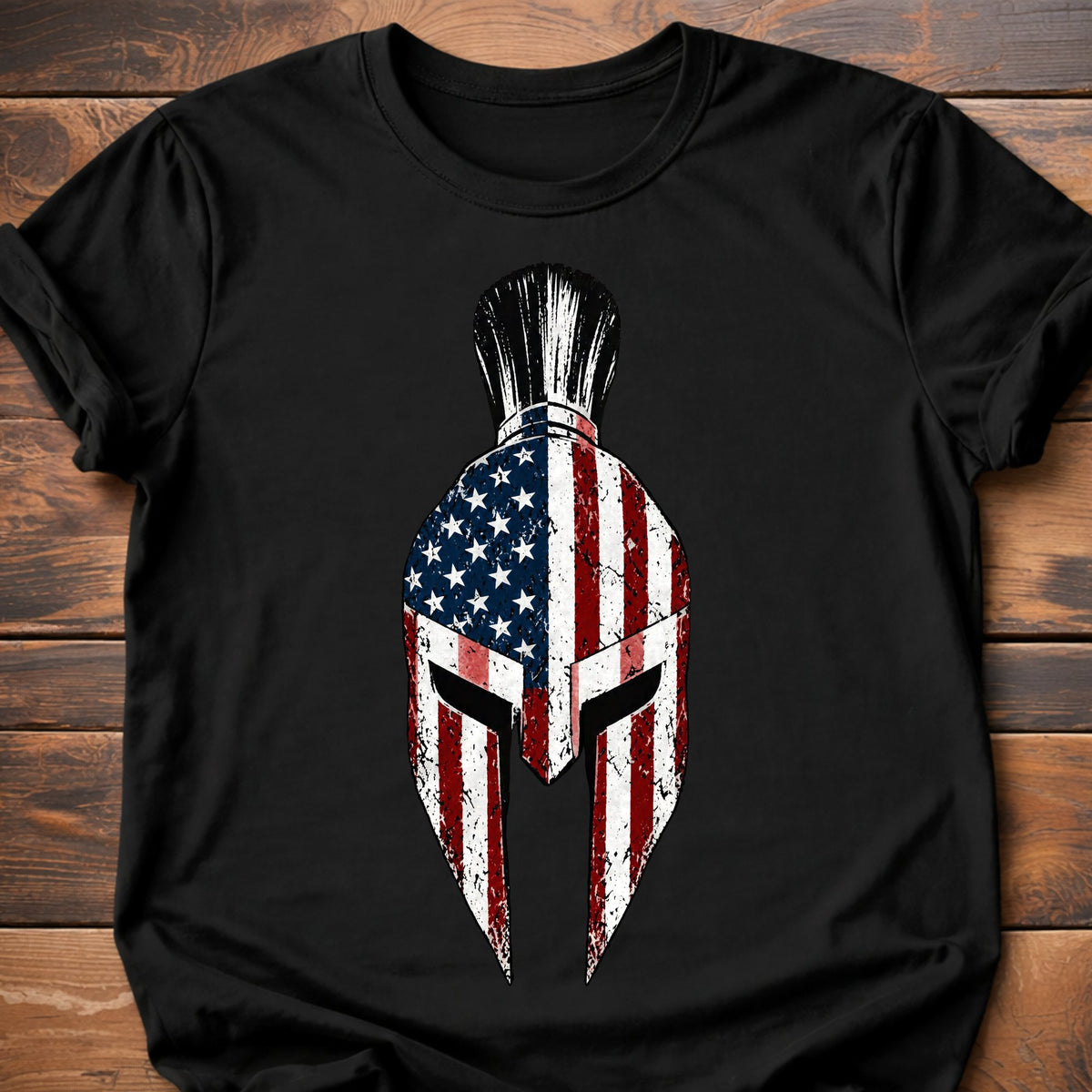 Spartan American Flag T-Shirt