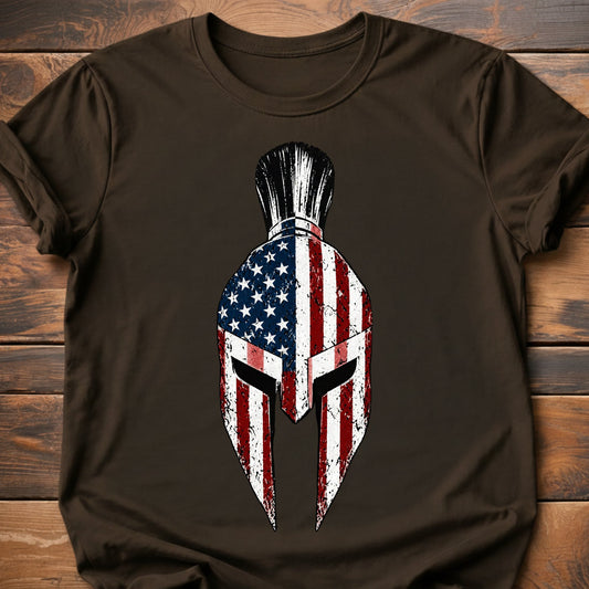 Spartan American Flag T-Shirt
