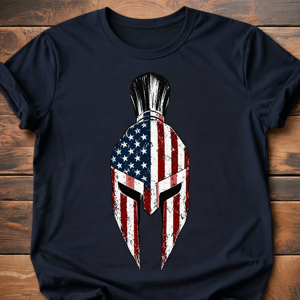 Spartan American Flag T-Shirt
