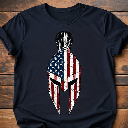 Spartan American Flag T-Shirt