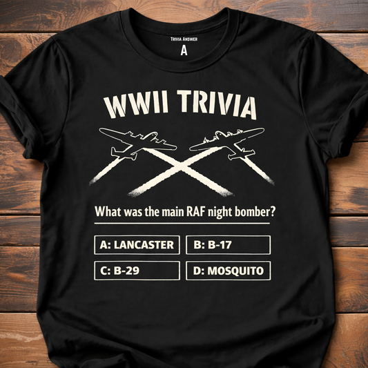 WWII Trivia RAF Question T-Shirt