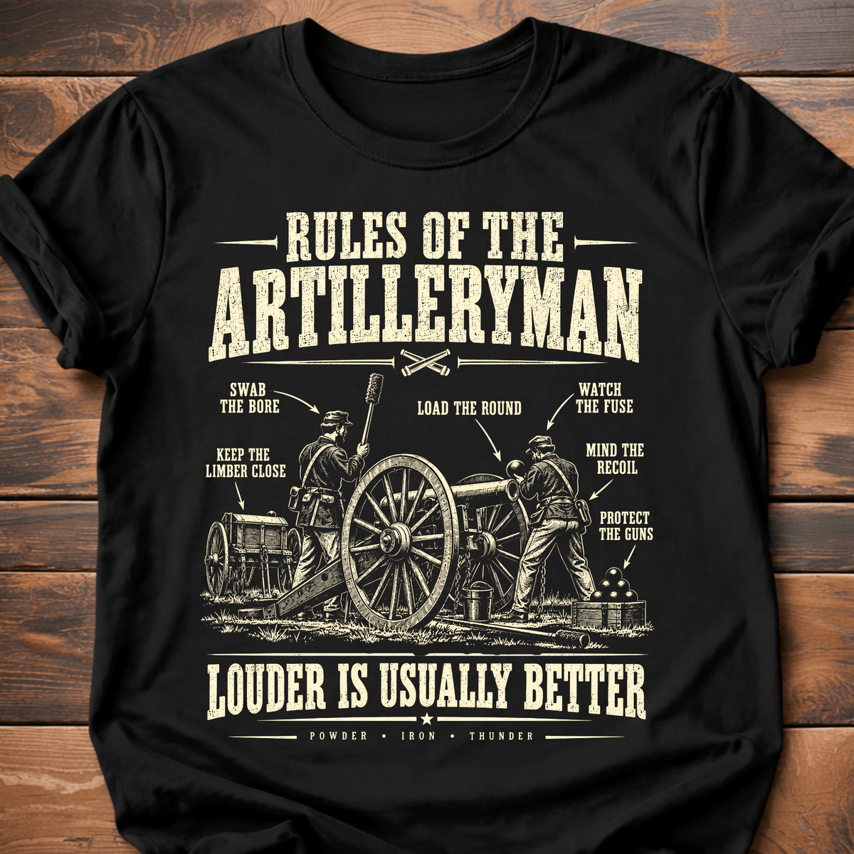 Rules of the Artilleryman T-Shirt