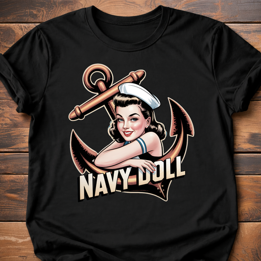 Navy Doll T-Shirt