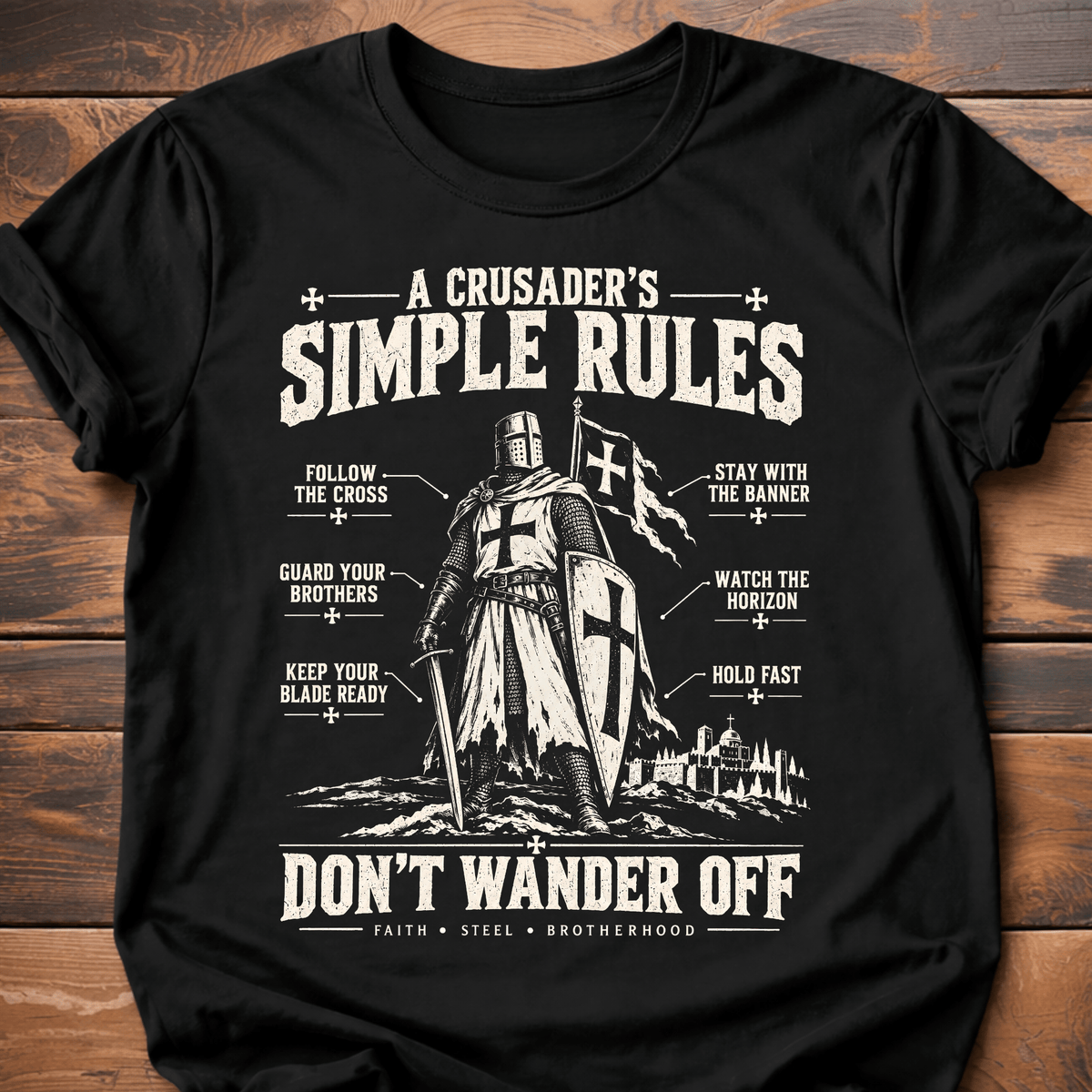 The Crusaders Simple Rules T-Shirt