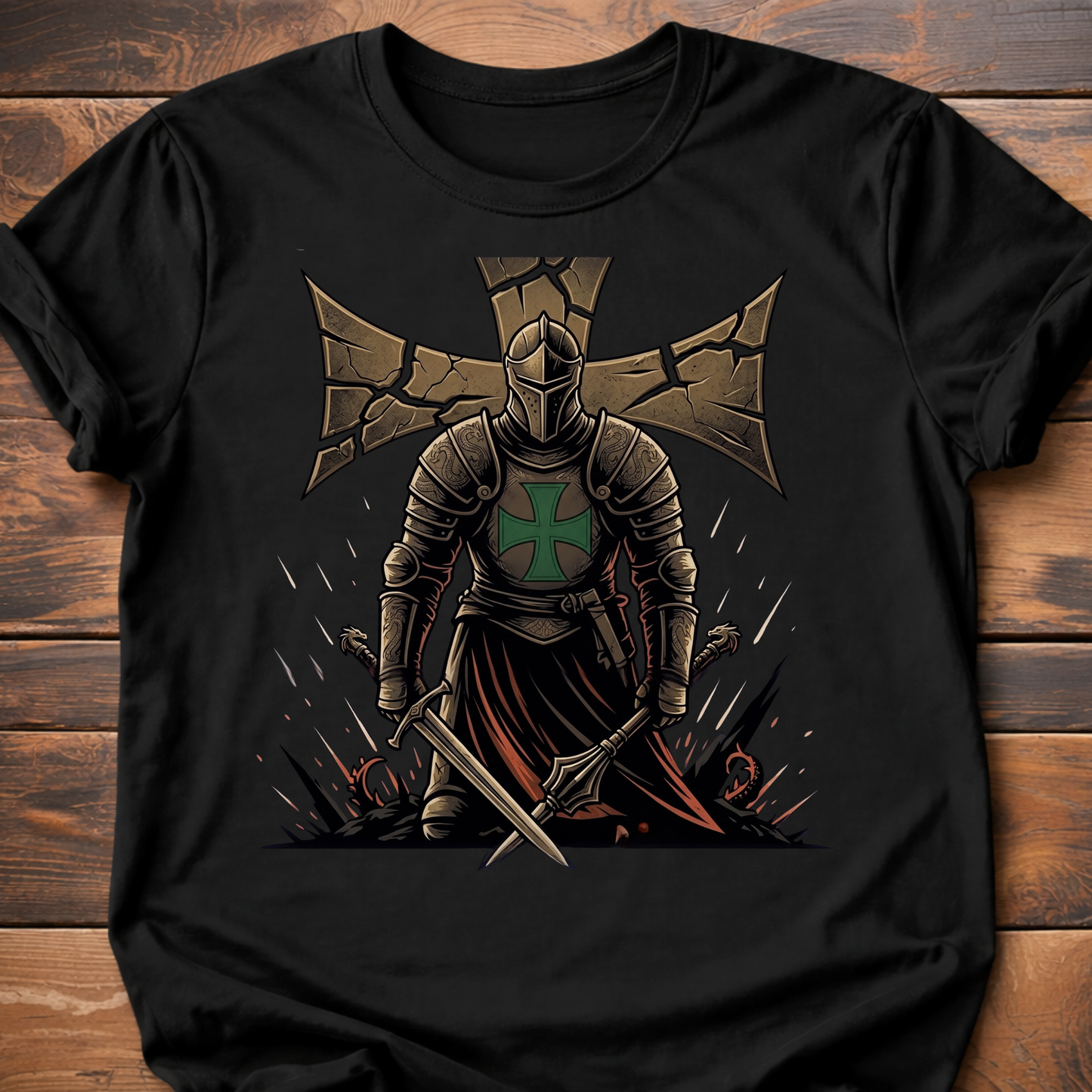 Templar Knight Graphic T-Shirt