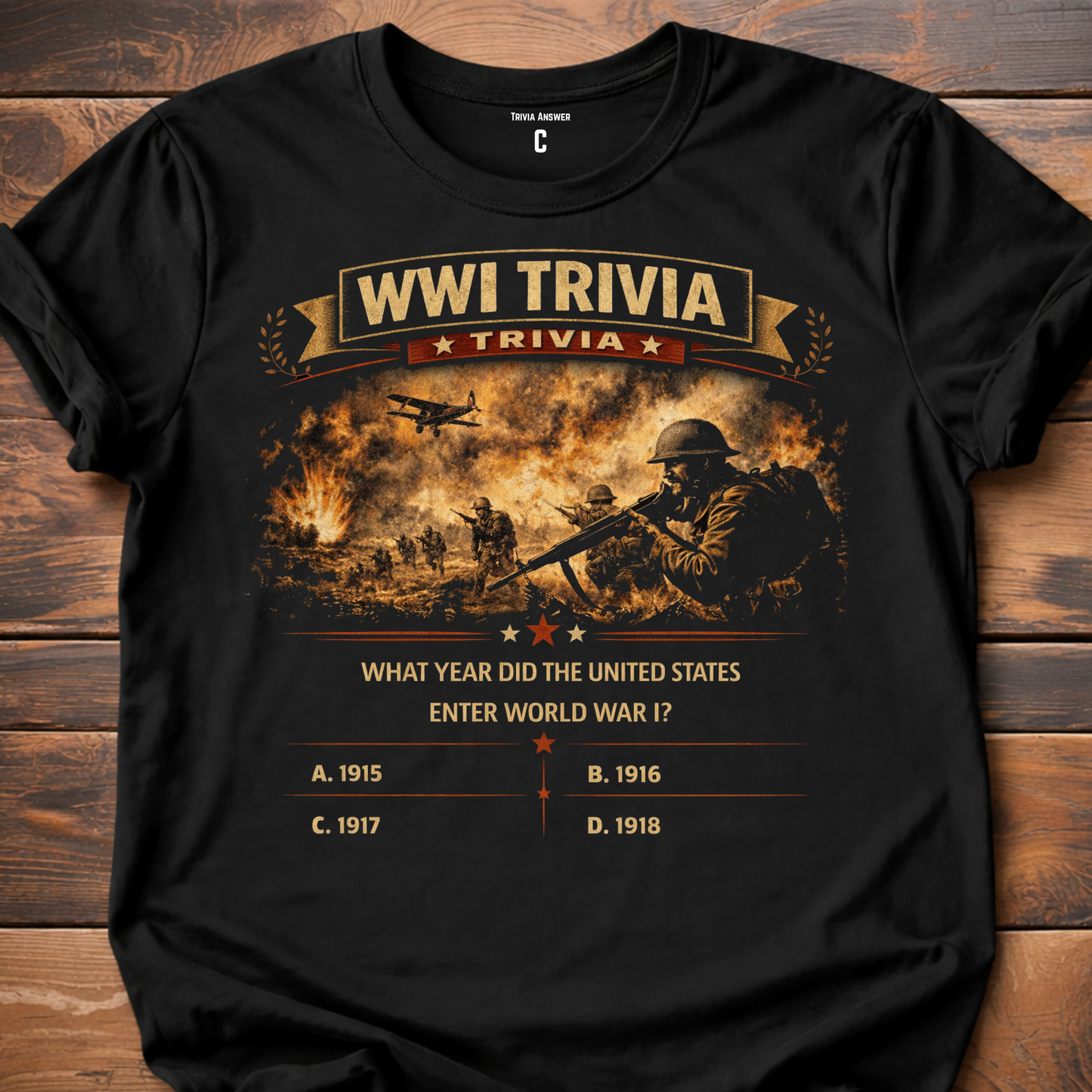 WW1 Trivia US Entry T-Shirt