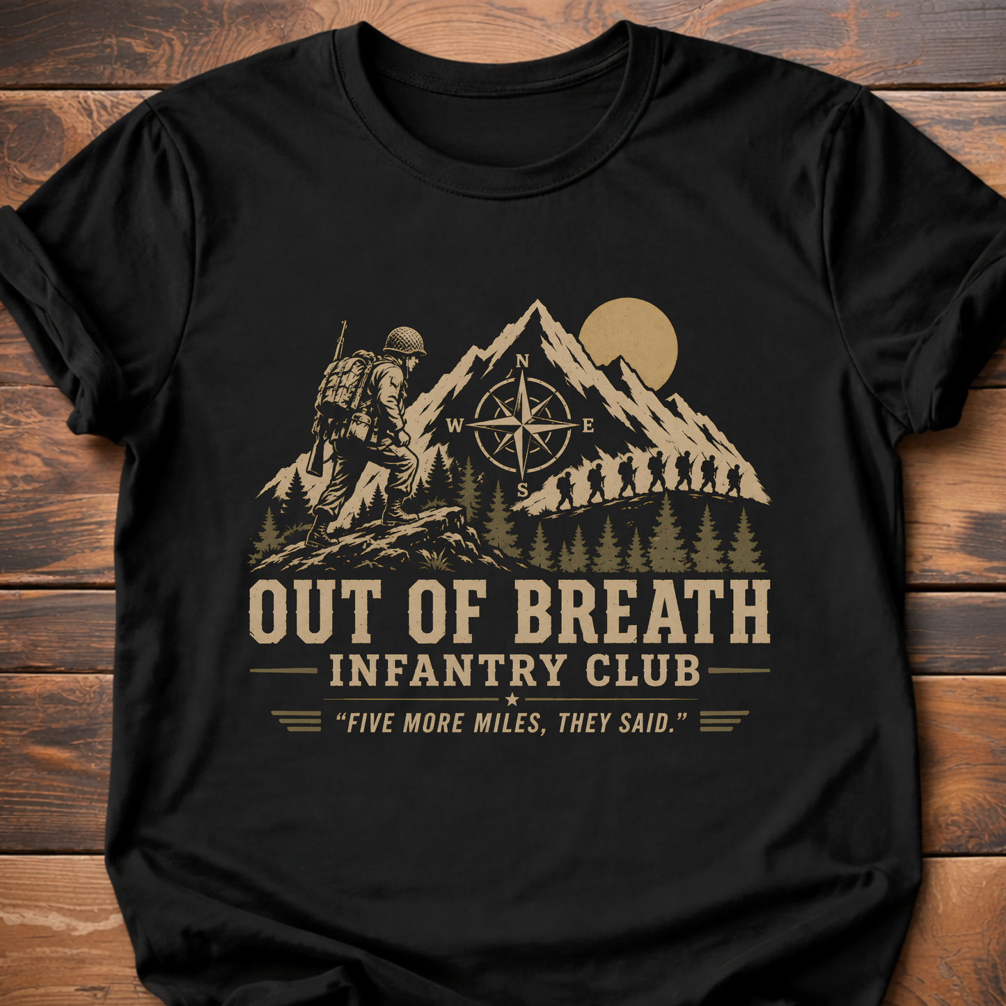 Out of Breath Infantry Club T-Shirt