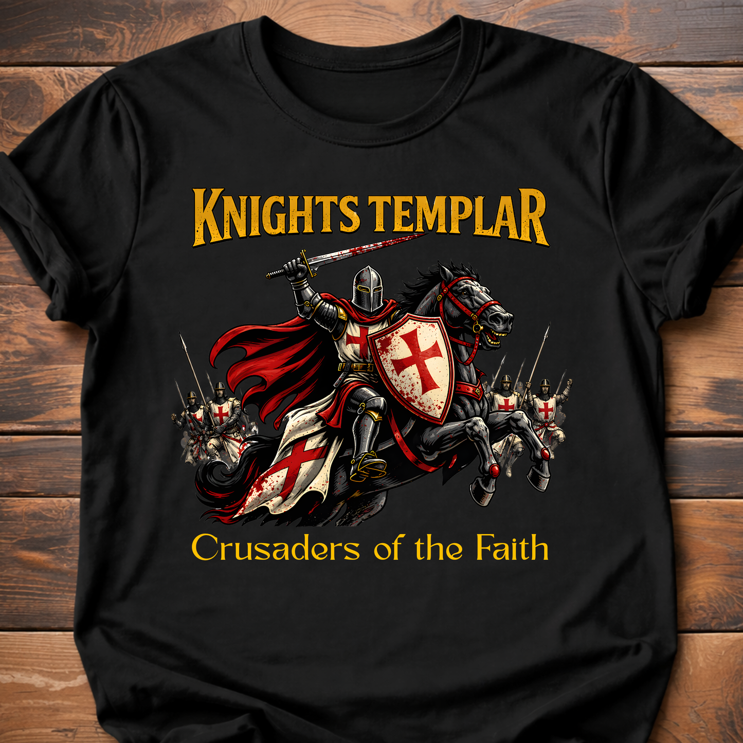 Templar Crusaders of Faith T-Shirt