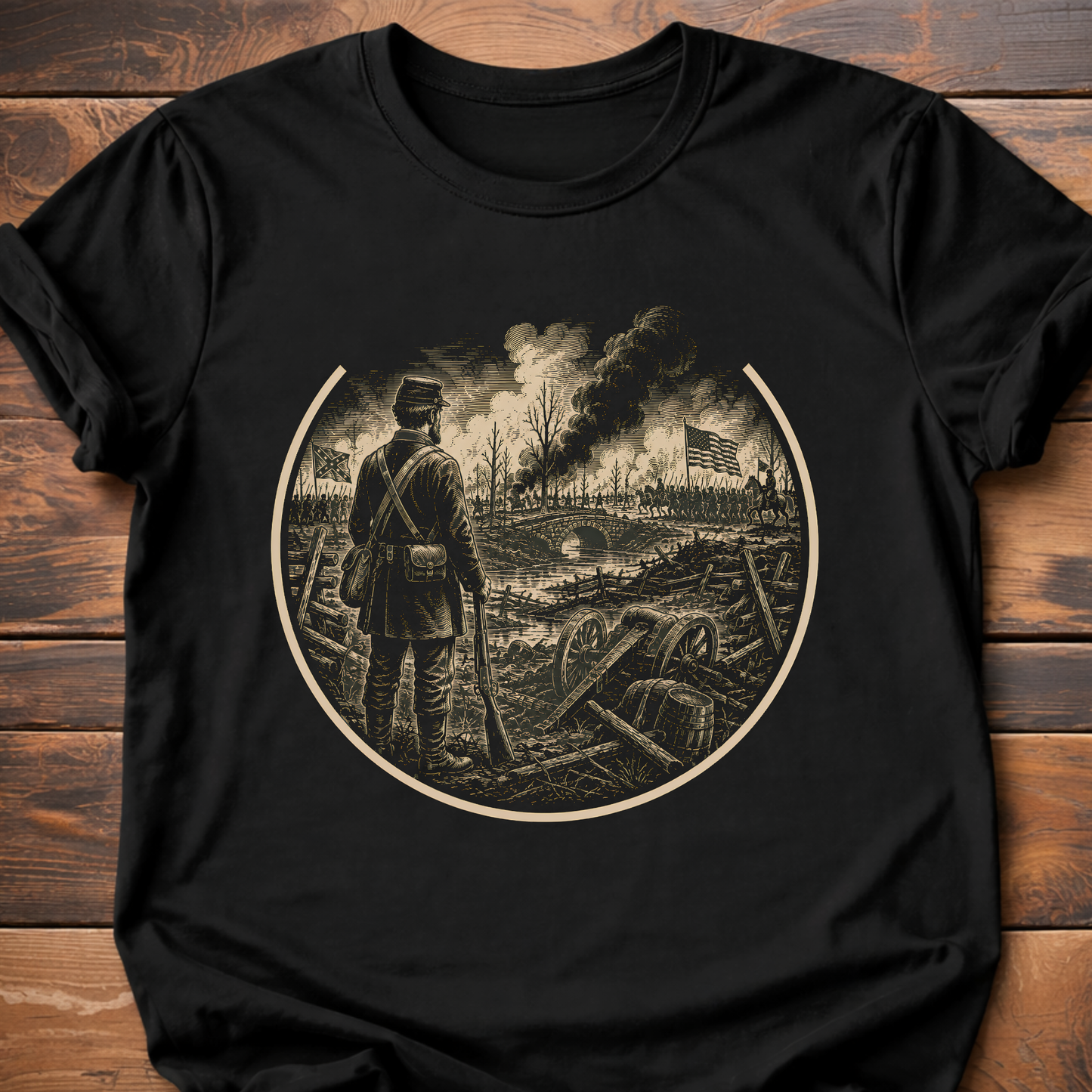 Fields of Valor Civil War T-Shirt