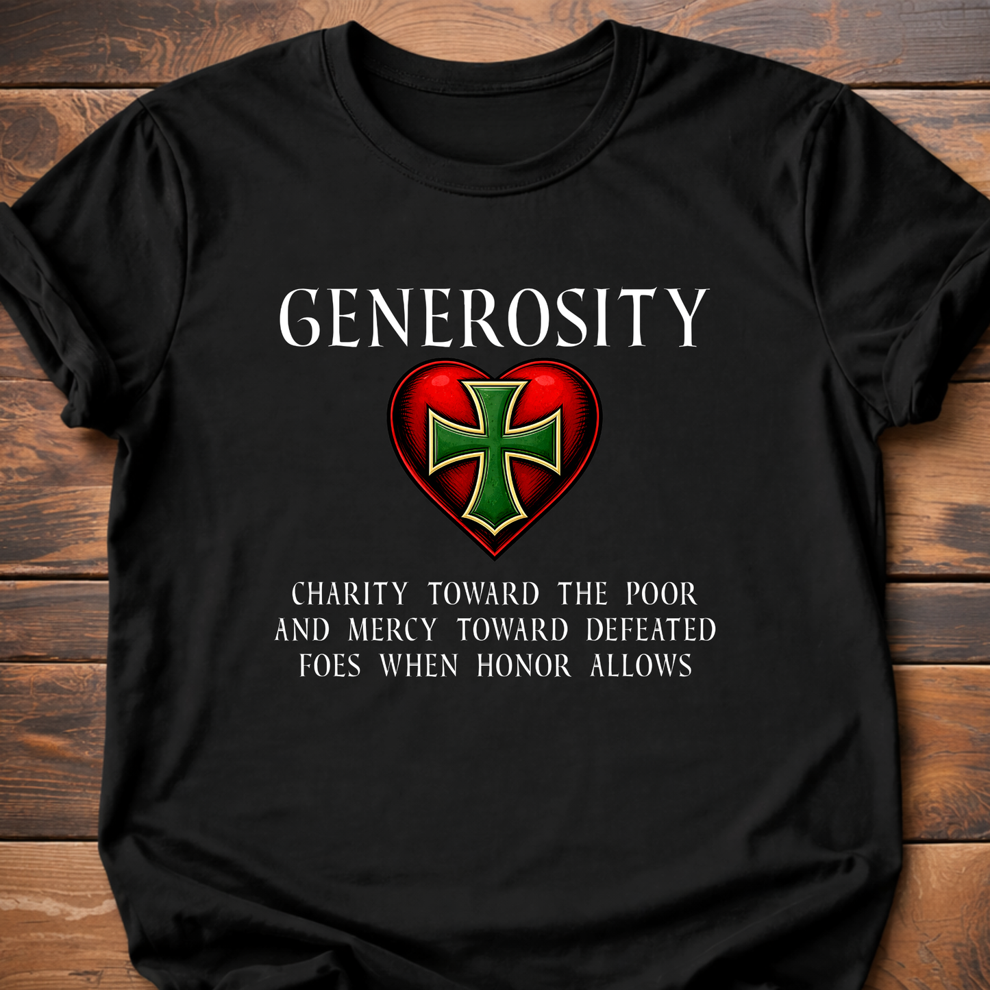 Virtues of Chivalry Generosity T-Shirt