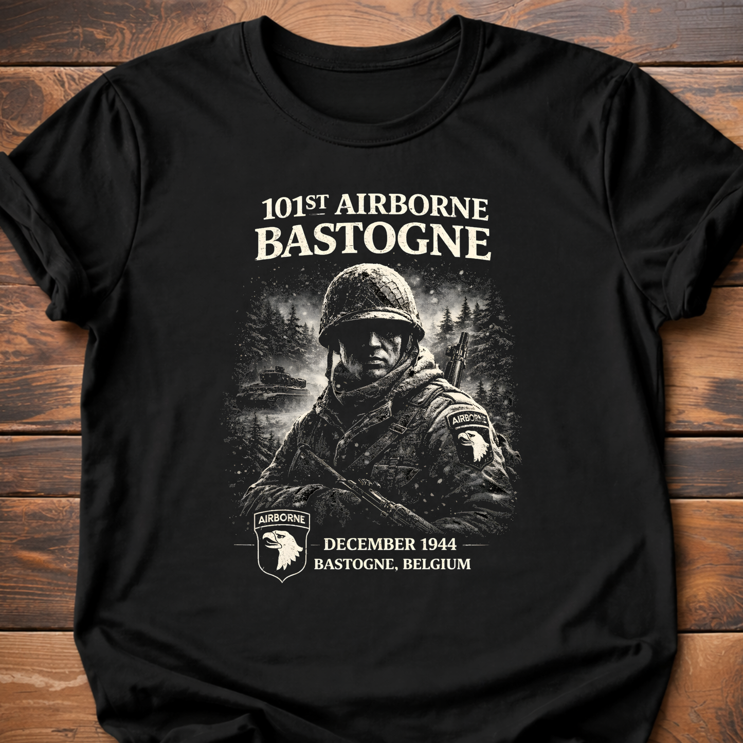 101st Airborne Bastogne T-Shirt