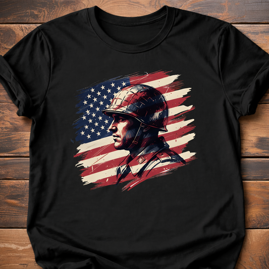 WWII US Soldier Flag T-Shirt