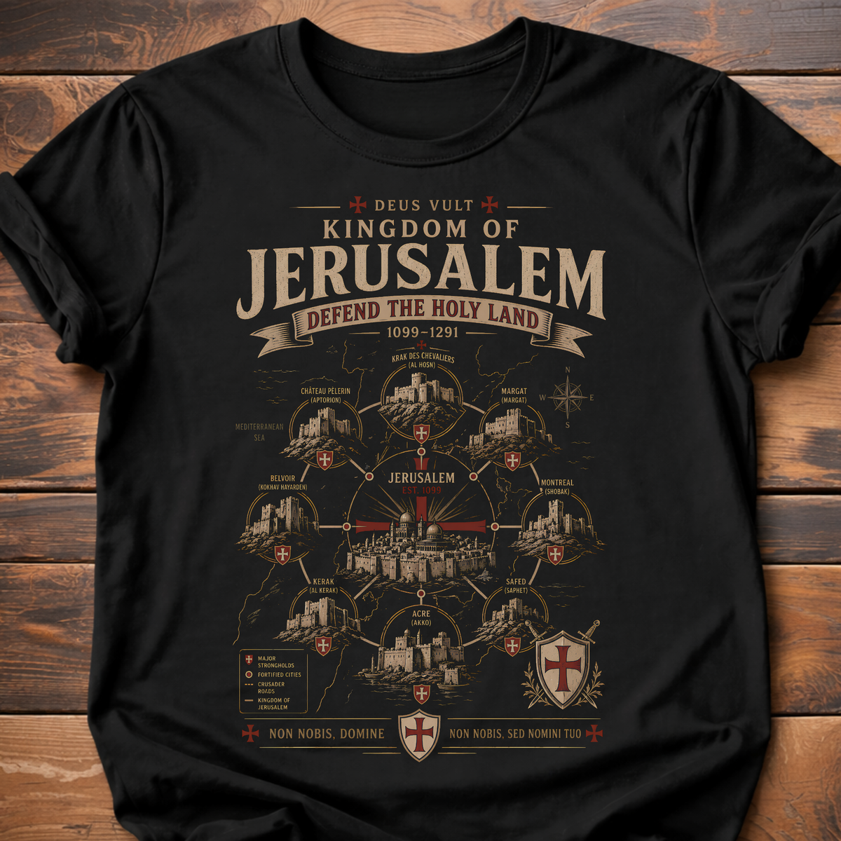 Kingdom Of Jerusalem T-Shirt