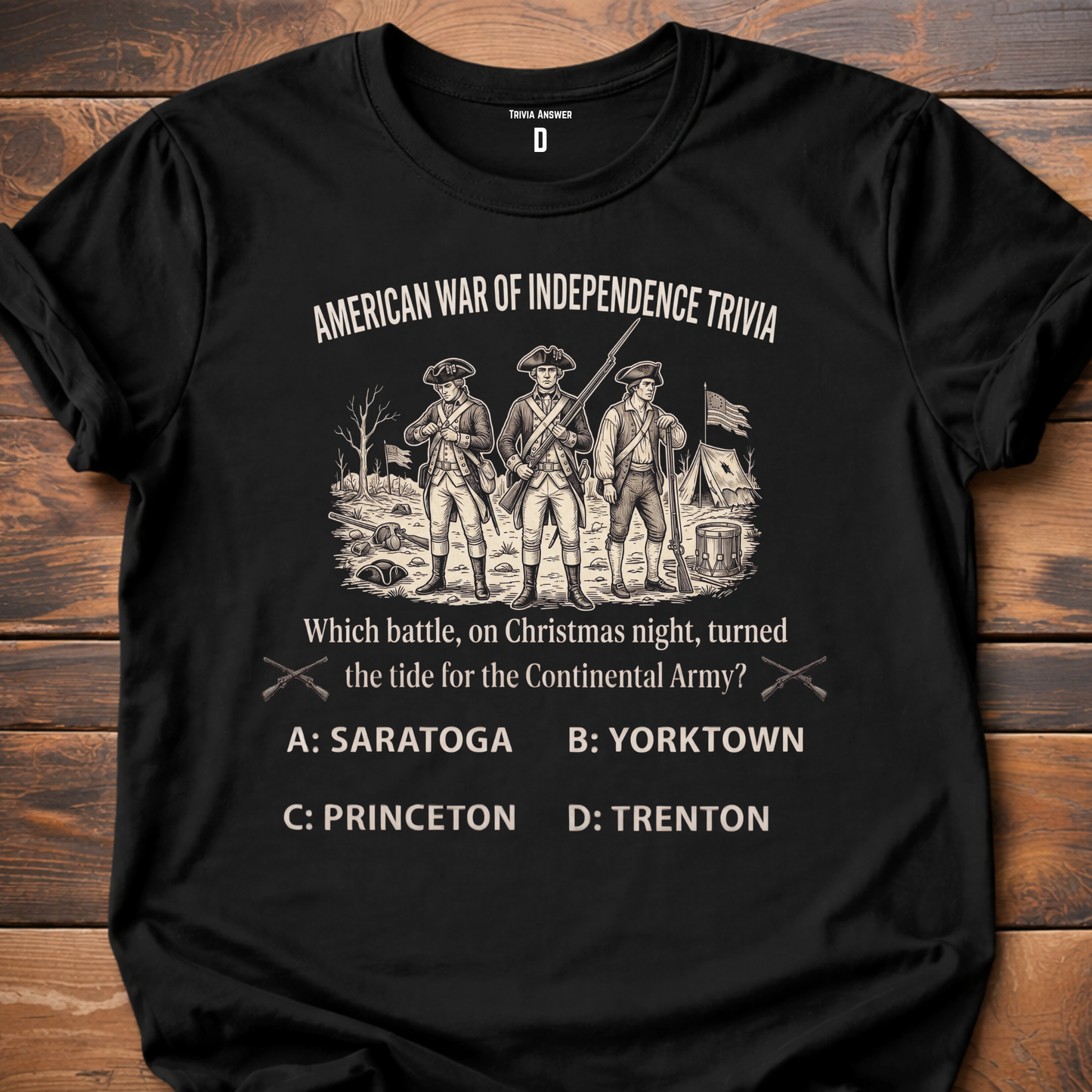 War Of Independence Battle Trivia T-Shirt