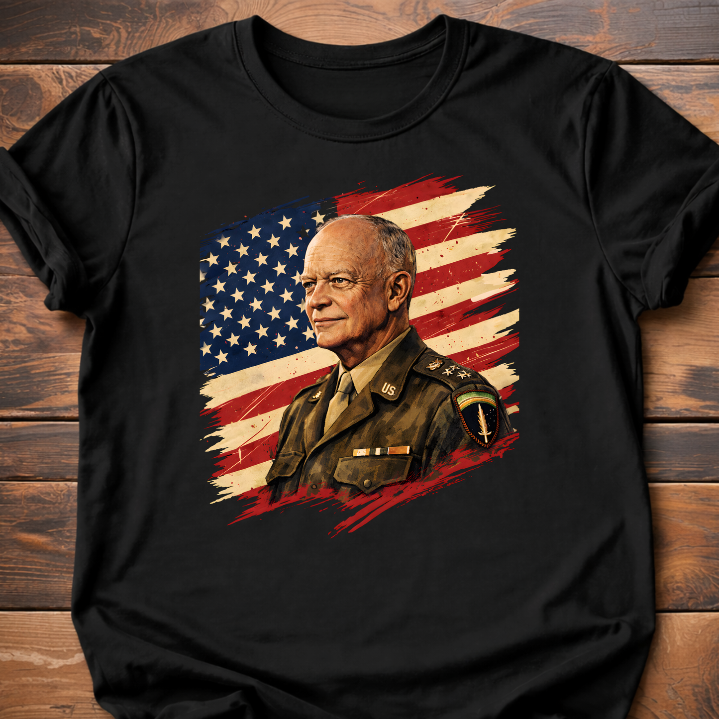 General Eisenhower Flag T-Shirt