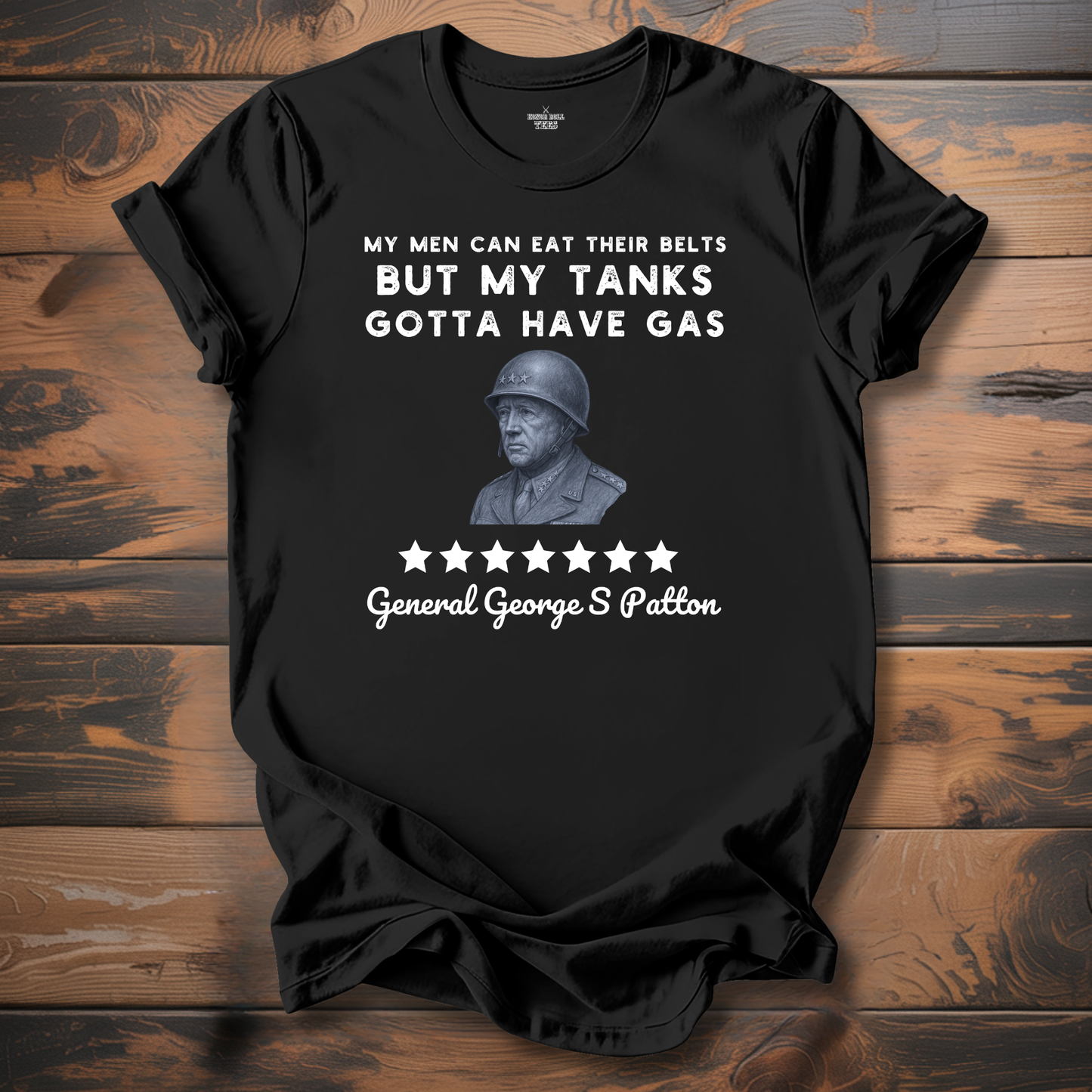 Patton Eat Their Belts Graphic T-Shirt