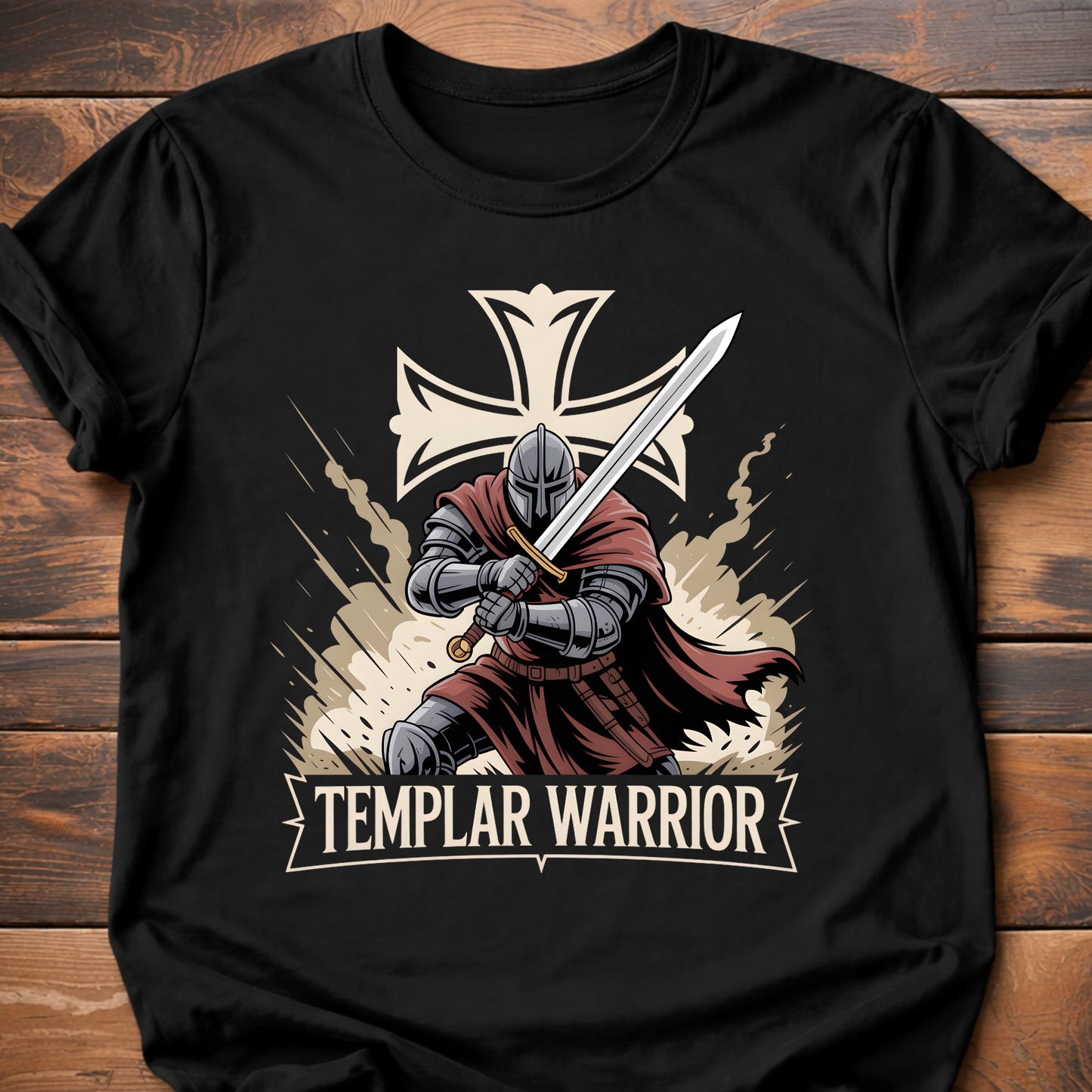 Templar Warrior Graphic T-Shirt
