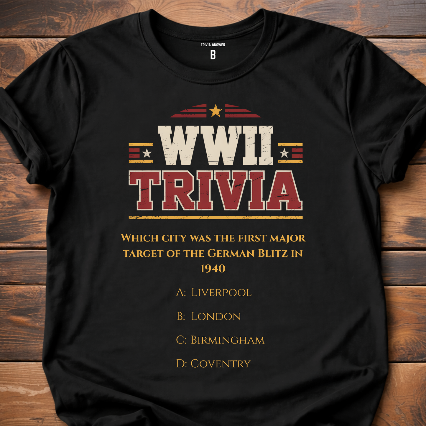 WWII Blitz TriviaT-Shirt