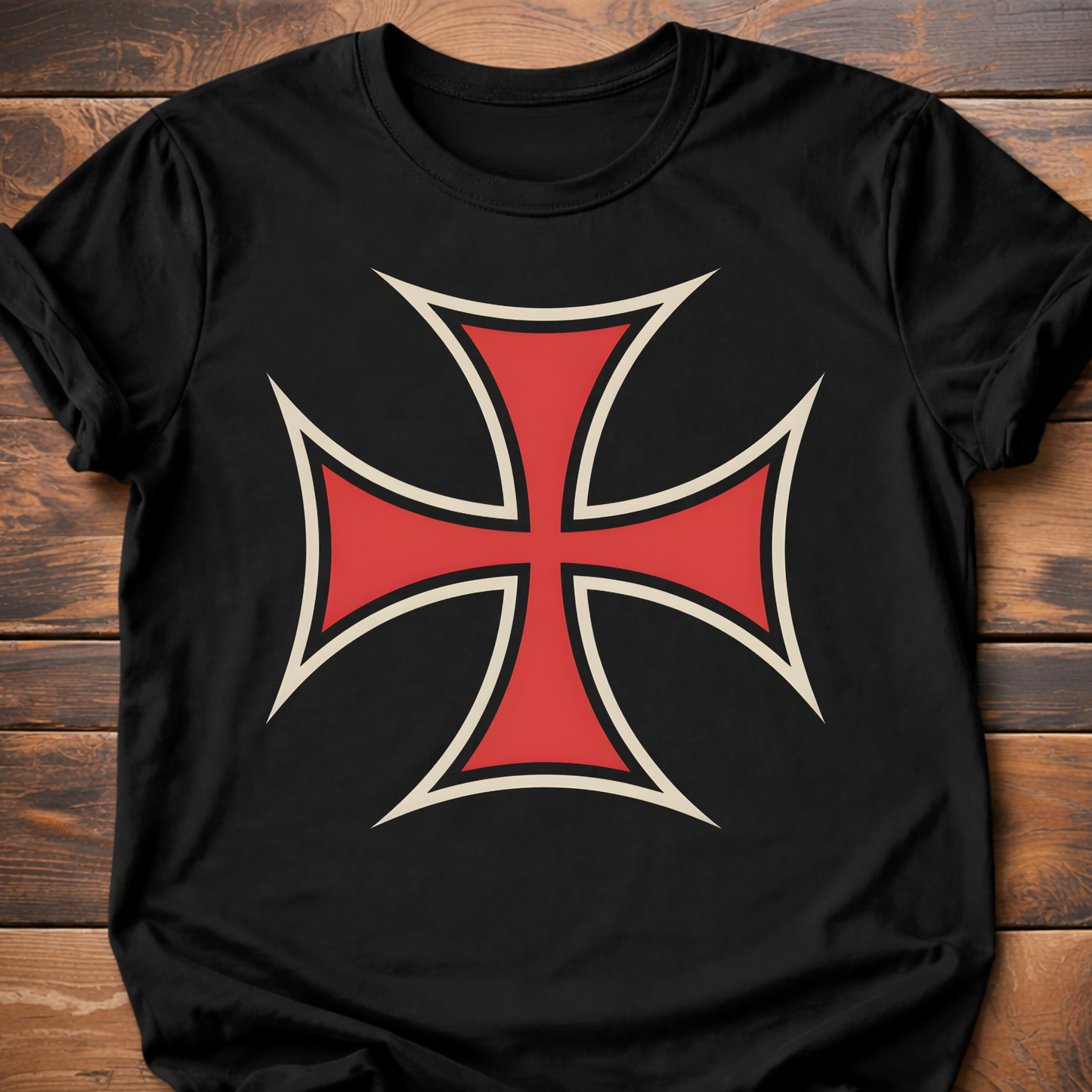 Templar Cross Graphic T-Shirt