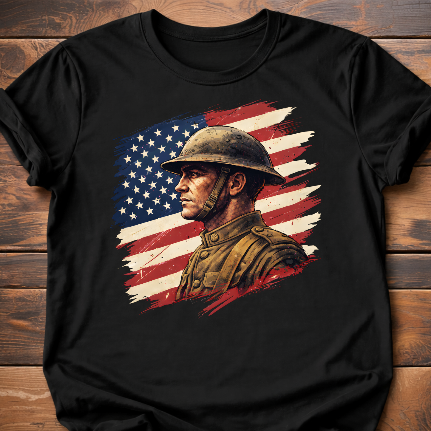 WWI US Soldier Flag T-Shirt