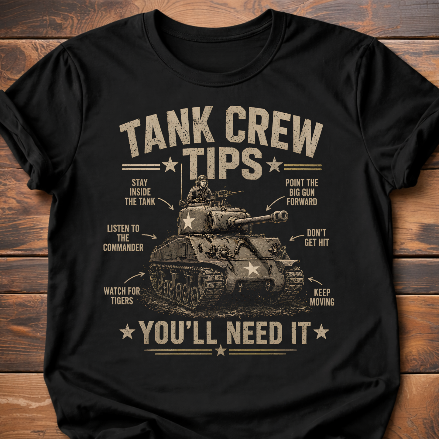 Tank Crew Tips T-Shirt