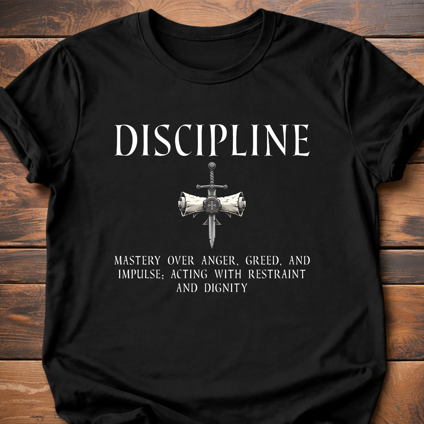 Virtues of Chivalry Discipline T-Shirt