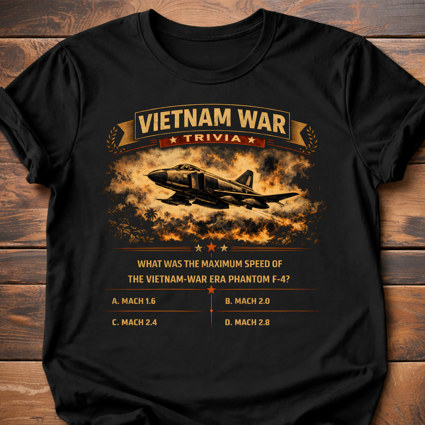 Vietnam War Trivia F4 Phantom T-Shirt
