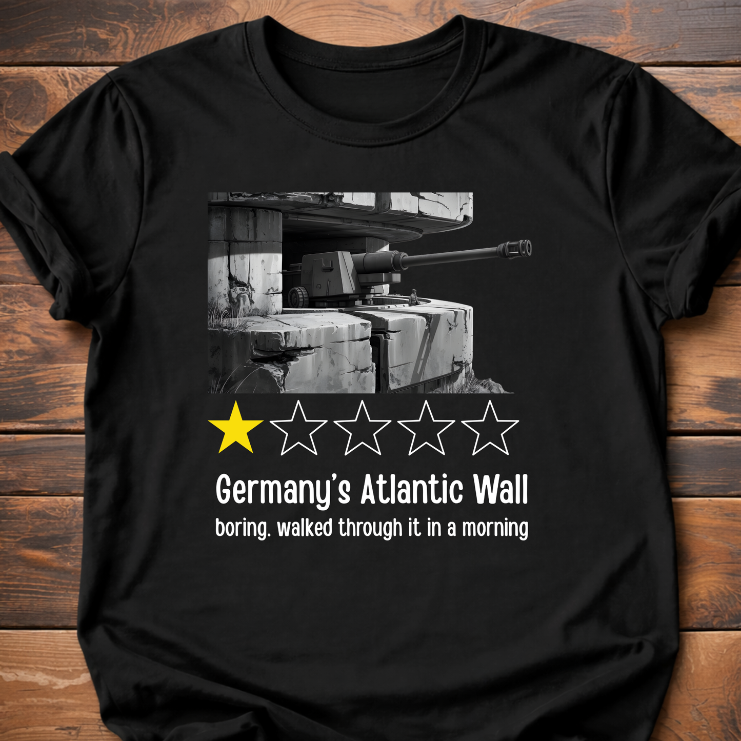 Atlantic Wall Funny T-Shirt