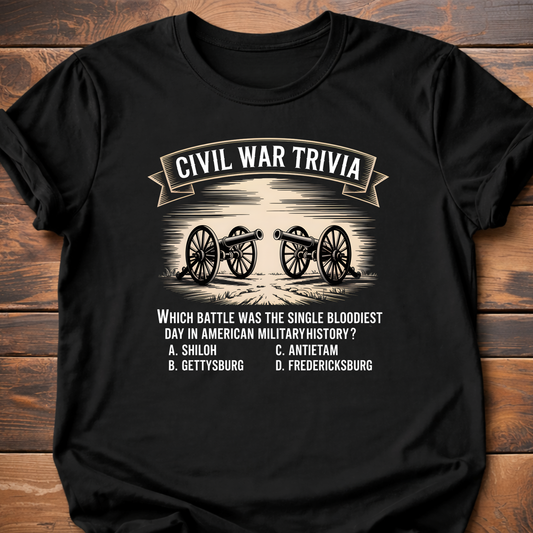 Civil War Bloodiest Day Trivia T-Shirt