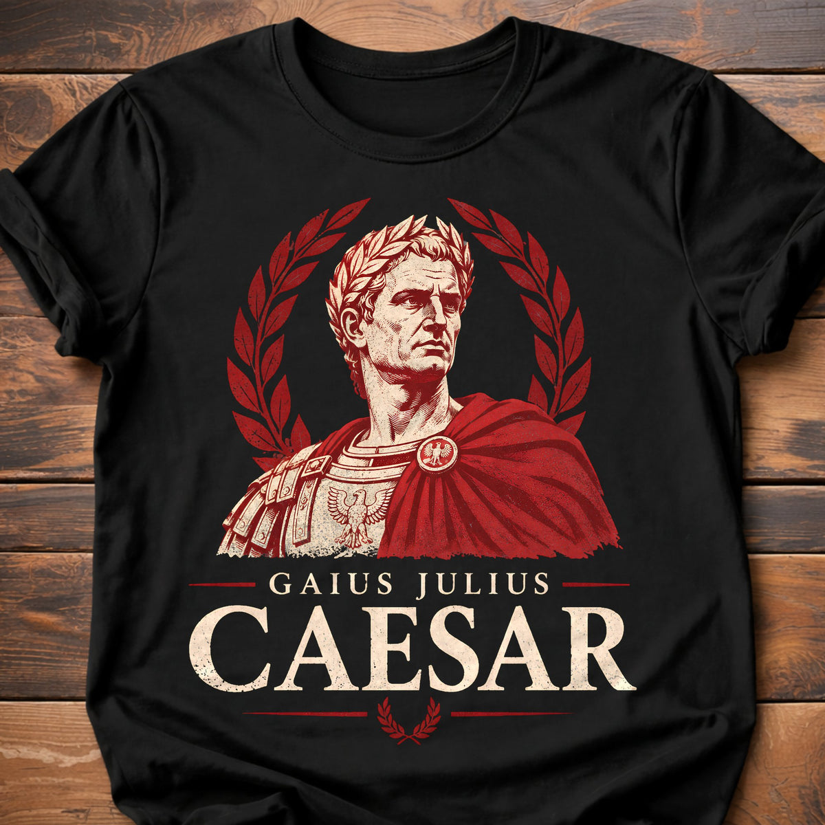 Caesar Graphic T-Shirt - Black