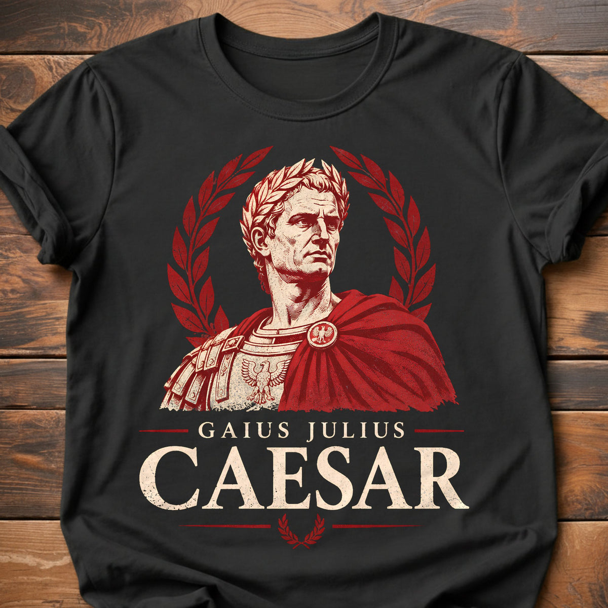 Caesar Graphic T-Shirt - Charcoal