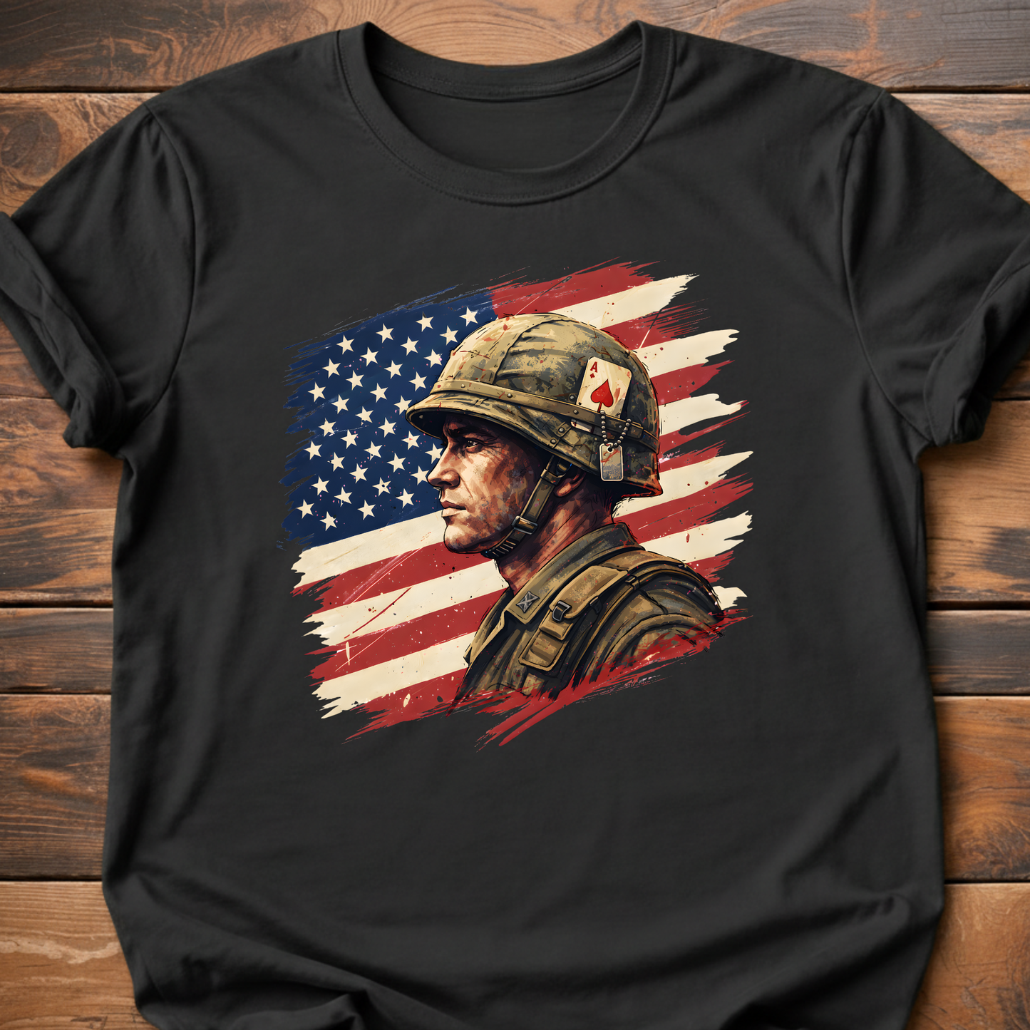 Vietnam Soldier Flag T-Shirt
