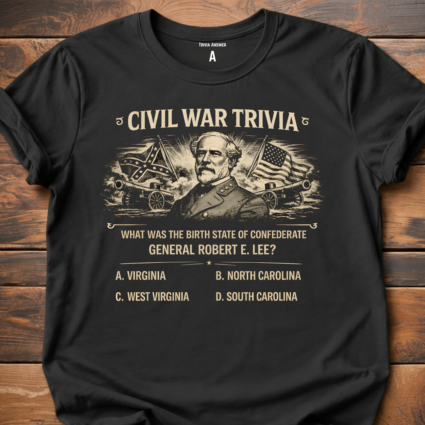 Civil War Trivia Robert E Lee T-Shirt