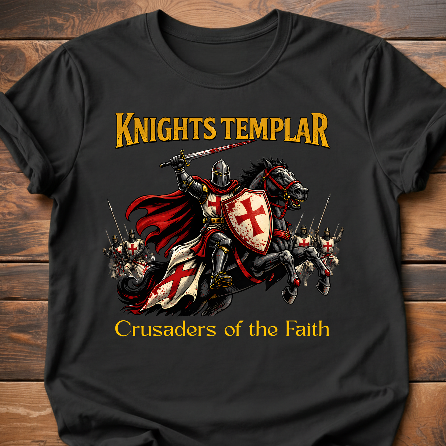 Templar Crusaders of Faith T-Shirt